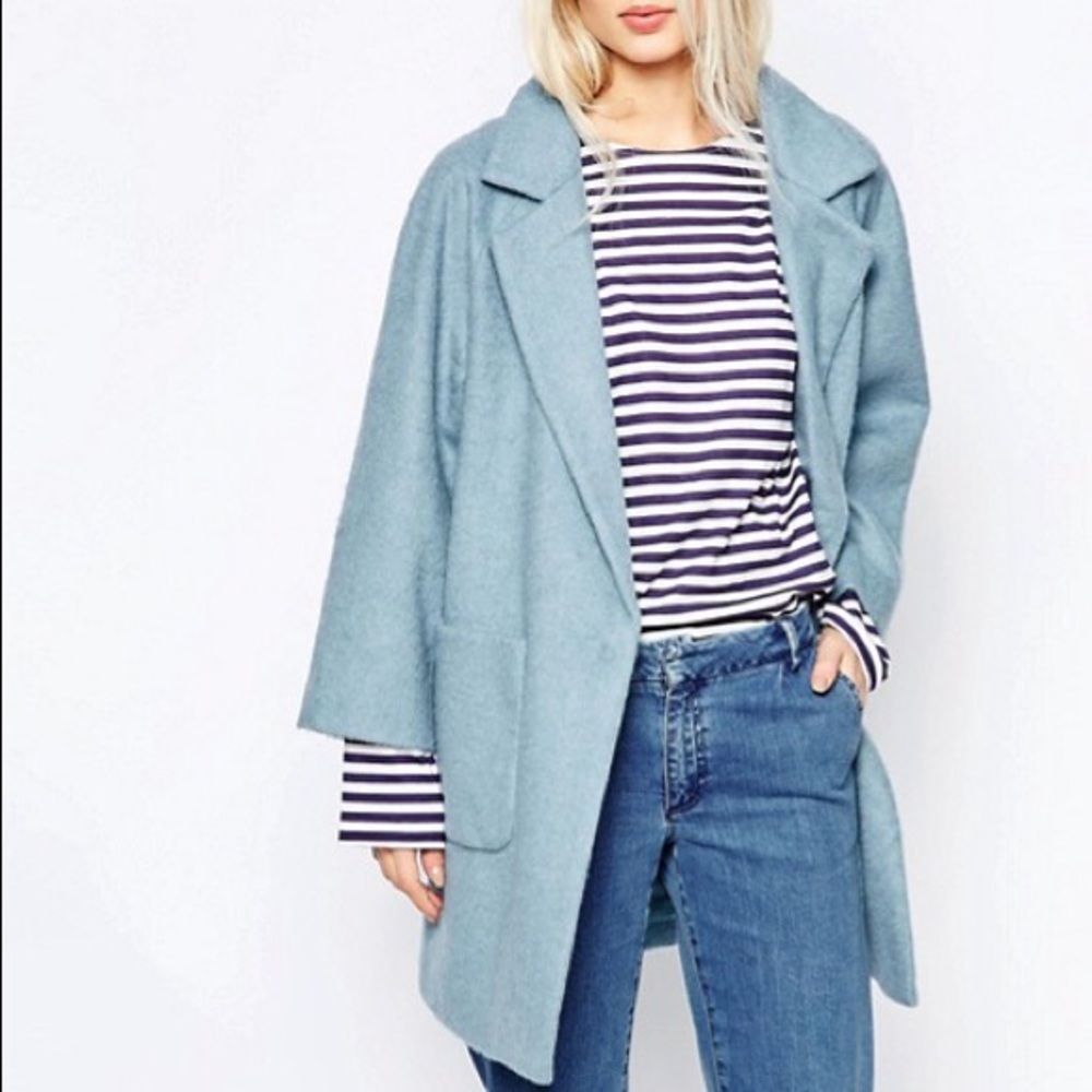 GANNI Blue coat